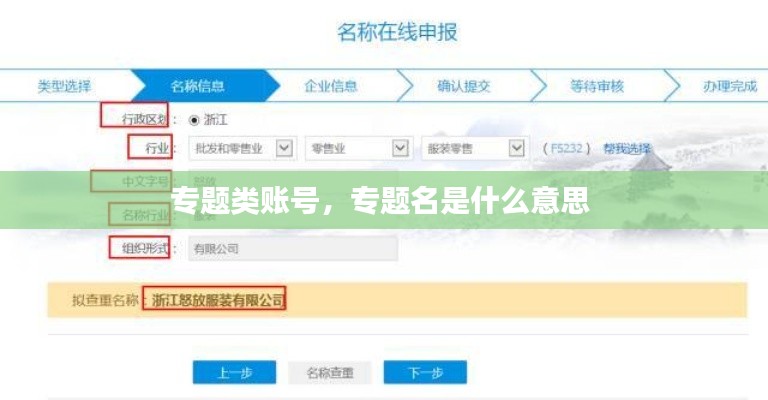 专题类账号，专题名是什么意思 